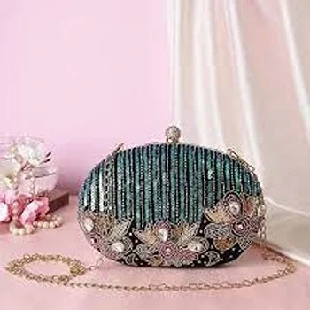 Heavy Embroidery work Metal Purse for Ladies Trendy Embroidered Bags11-8158778-2616.webp